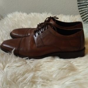 j.murphy by Johnston and Murphy leather dressy brown shoes